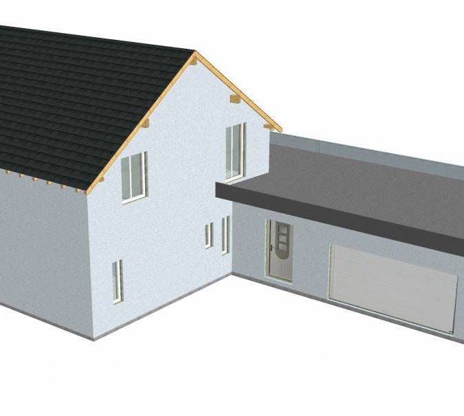 Maisons ossature bois à Vézelois Mulhouse 1