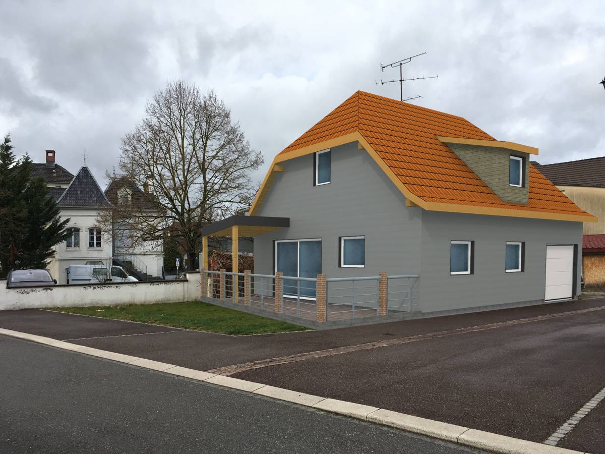 Maisons ossature bois à Dannemarie Montbéliard